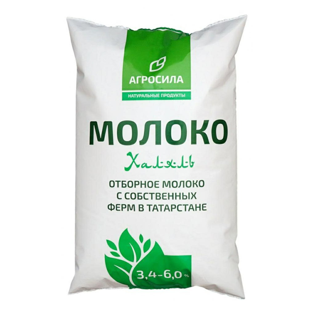 

Молоко 3,4 - 6% пастеризованное 770 мл Агросила Отборное Халяль