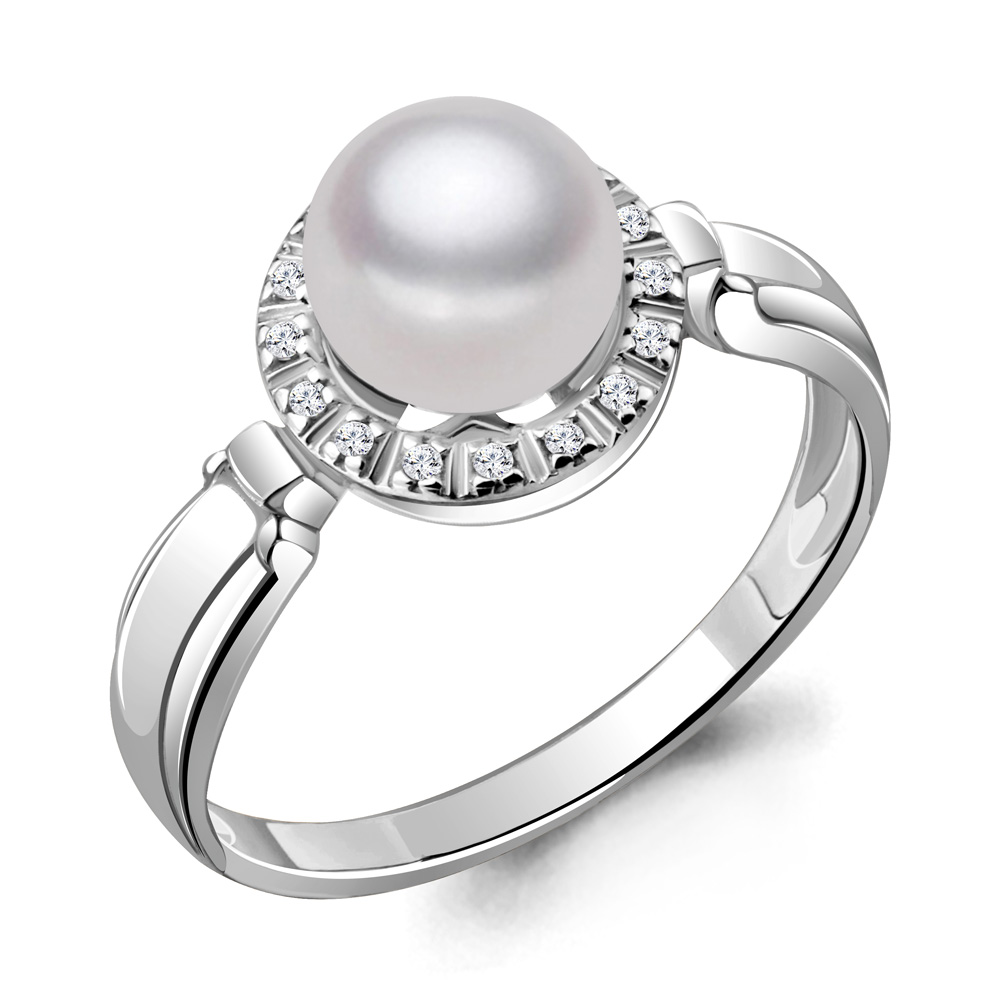 

Кольцо из белого золота с бриллиантом Aquamarine Aquamarine 963825А_585_бз р. 18,5, 963825А_585_бз