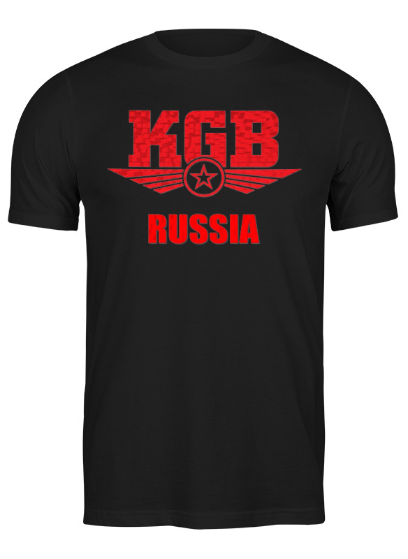 

Футболка мужская Printio Kgb russia черная XL, Черный, Kgb russia