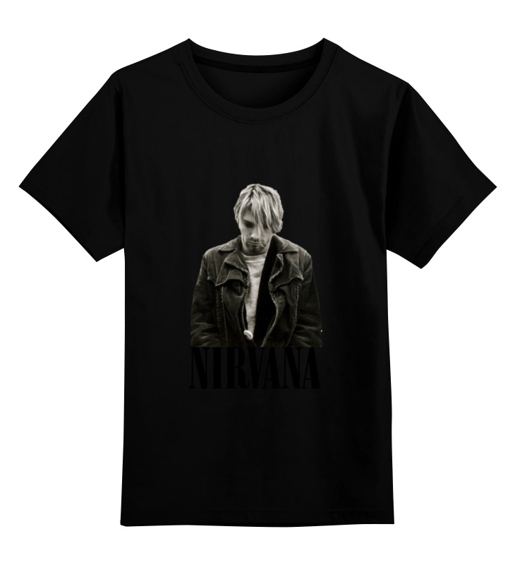 

Футболка детская Printio Nirvana kurt cobain цв. черный р. 116, Nirvana kurt cobain