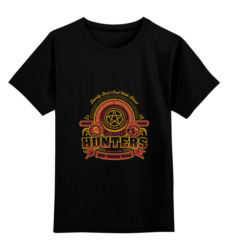 

Футболка детская Printio Hunters цв. черный р. 116, Hunters