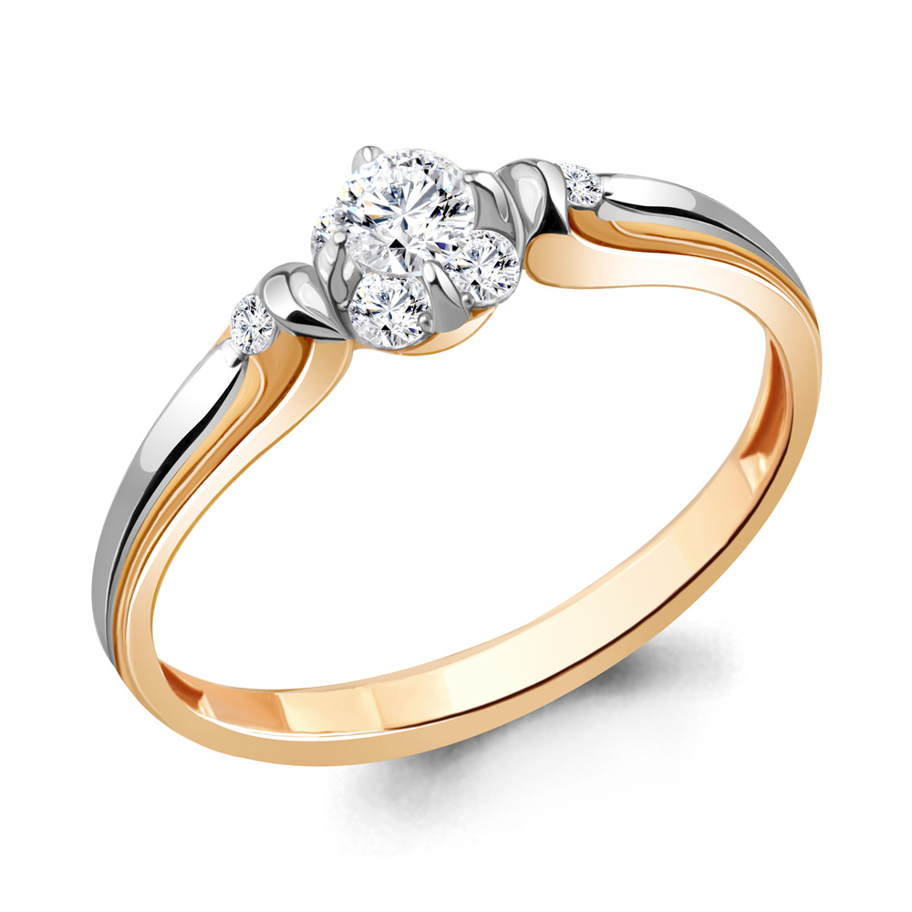 

Кольцо из красного золота с бриллиантом Aquamarine Aquamarine 963835к_585_кз р. 16,5, 963835к_585_кз
