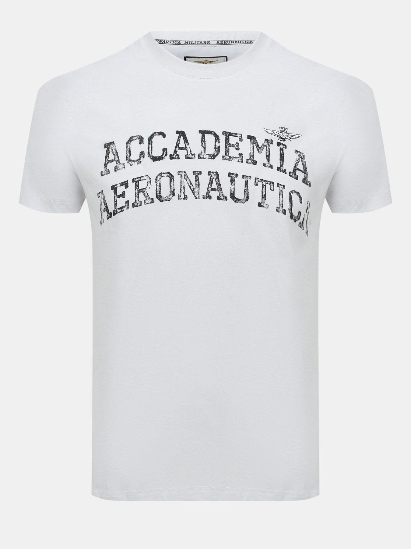 

Футболка мужская Aeronautica Militare 472569 белая 44 RU, Белый, 472569