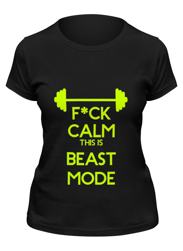 фото Футболка женская printio фитпит.рф - спортивное питание черная xl