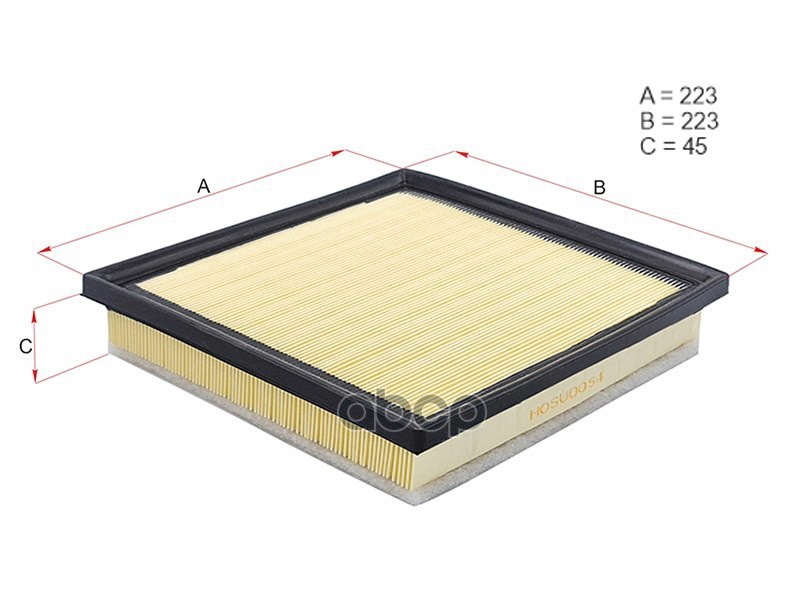 

Фильтр Воздушный Lexus Rx350/450H/Toyota Highlander 2Grfxe 09- HOSU HSAF0054