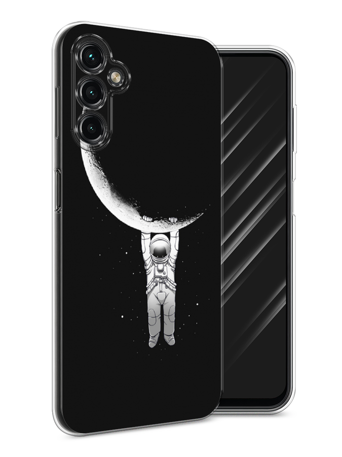

Чехол Awog на Samsung Galaxy A14 4G "Космонавт", Белый;черный, 2107950-4