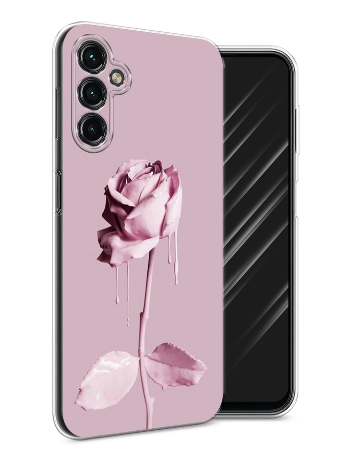 

Чехол Awog на Samsung Galaxy A14 4G "Роза в краске", Белый;розовый, 2107950-8