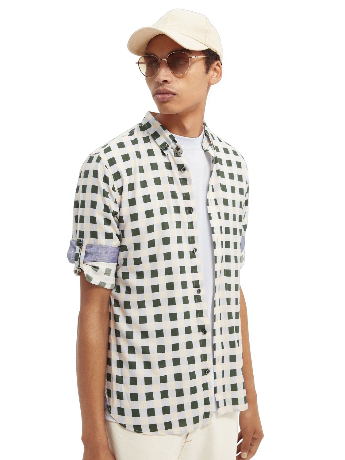 

Рубашка мужская Scotch & Soda 164485/0218 разноцветная L, 164485/0218