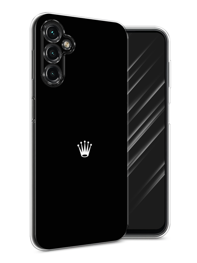 

Чехол Awog на Samsung Galaxy A14 4G "Белая корона на черном фоне", Черный, 2107950-7