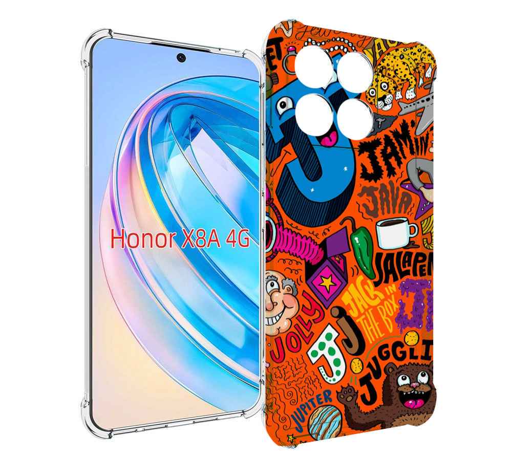 

Чехол MyPads funky-decor для Honor X8a, Tocco