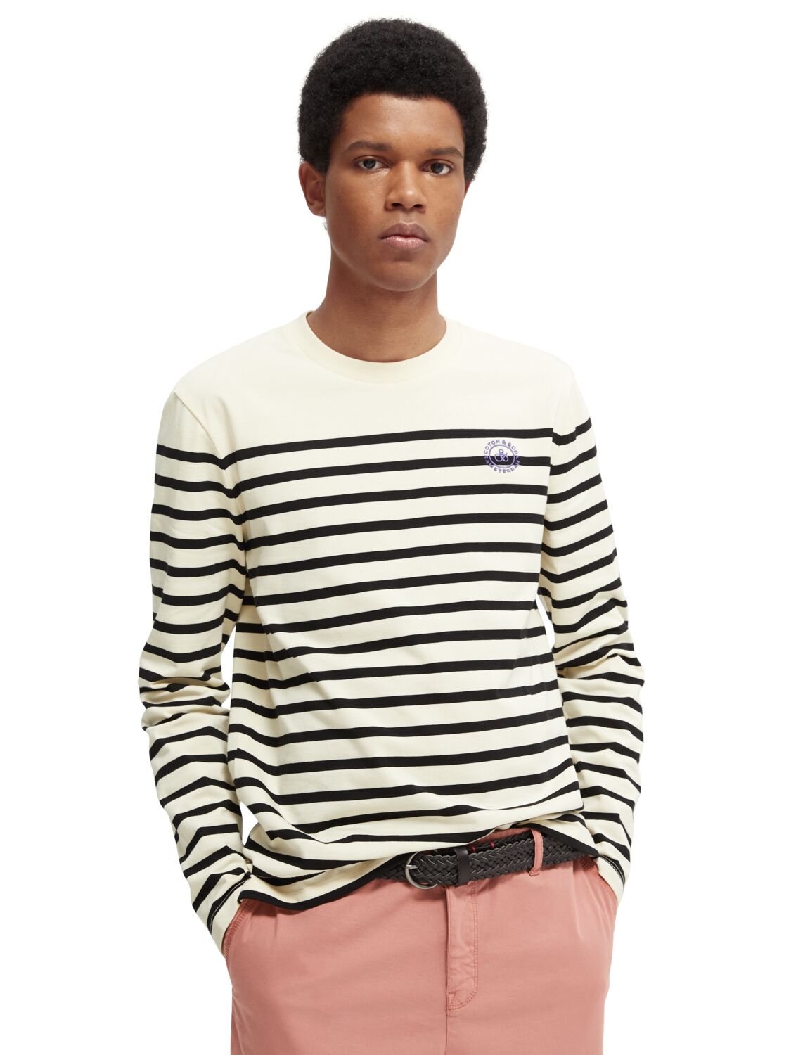 

Лонгслив мужской Scotch & Soda 164507/0219 разноцветный M, 164507/0219