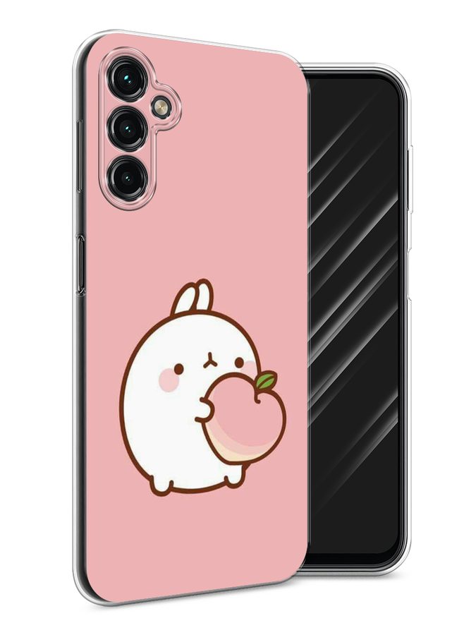 

Чехол Awog на Samsung Galaxy A14 4G "Кролик с персиком", Розовый;бежевый, 2107950-1
