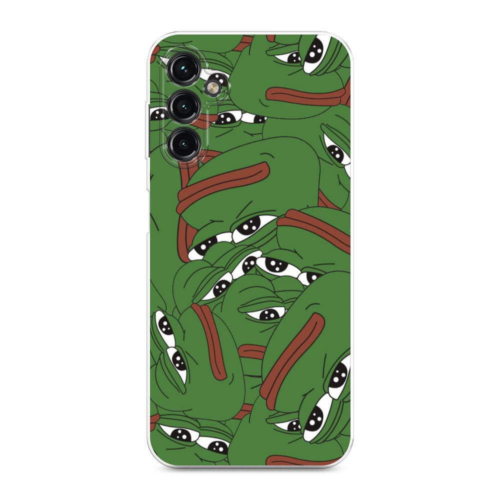 

Чехол Awog на Samsung Galaxy A14 4G "Печальный frog", Зеленый;белый, 2107950-9