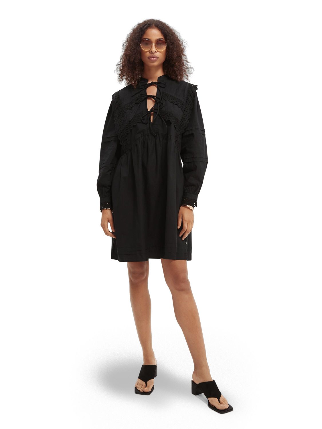

Платье женское Scotch & Soda 165788/0008 черное S, 165788/0008