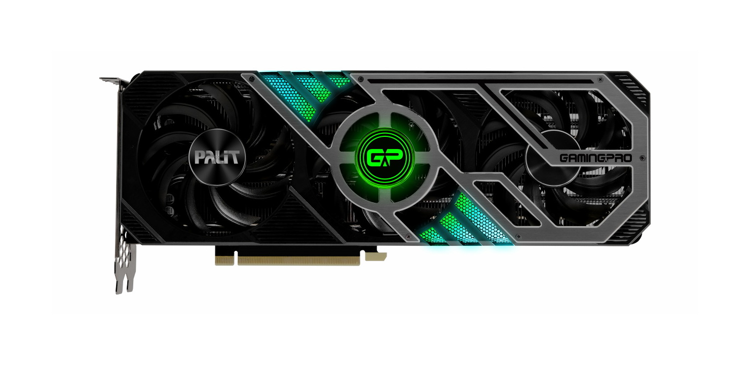 фото Видеокарта palit nvidia geforce rtx 3080 ti gamingpro (ned308t019kb-132aa)