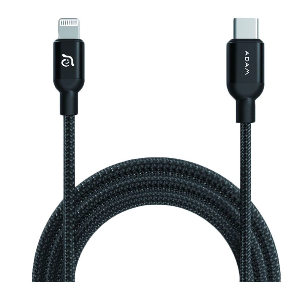 фото Кабель adam elements peak ii, usb-c - lightning, чёрный