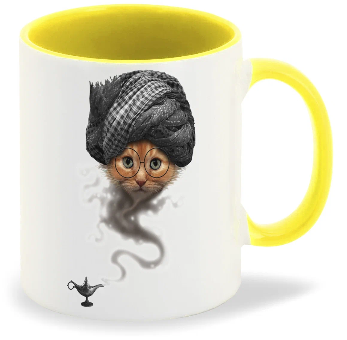 

Кружка CoolPodarok Котёнок джин лампа