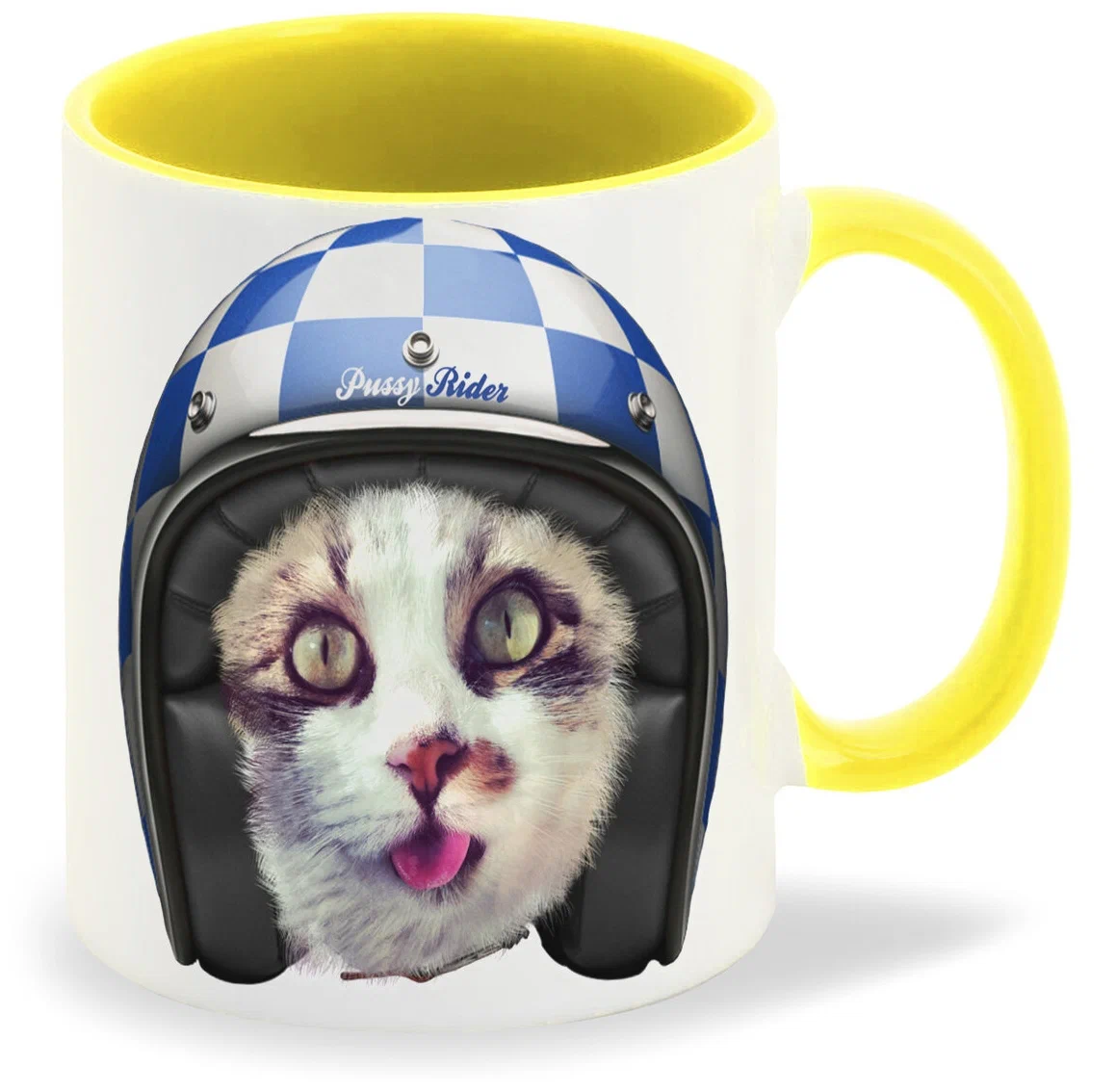 

Кружка CoolPodarok Котик Пусси Райдер