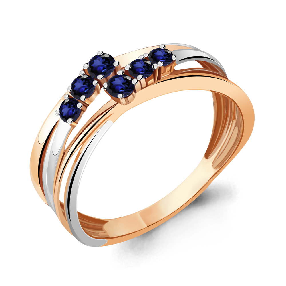 

Кольцо из красного золота с сапфиром Aquamarine Aquamarine 963850к_585_кз р, 963850к_585_кз