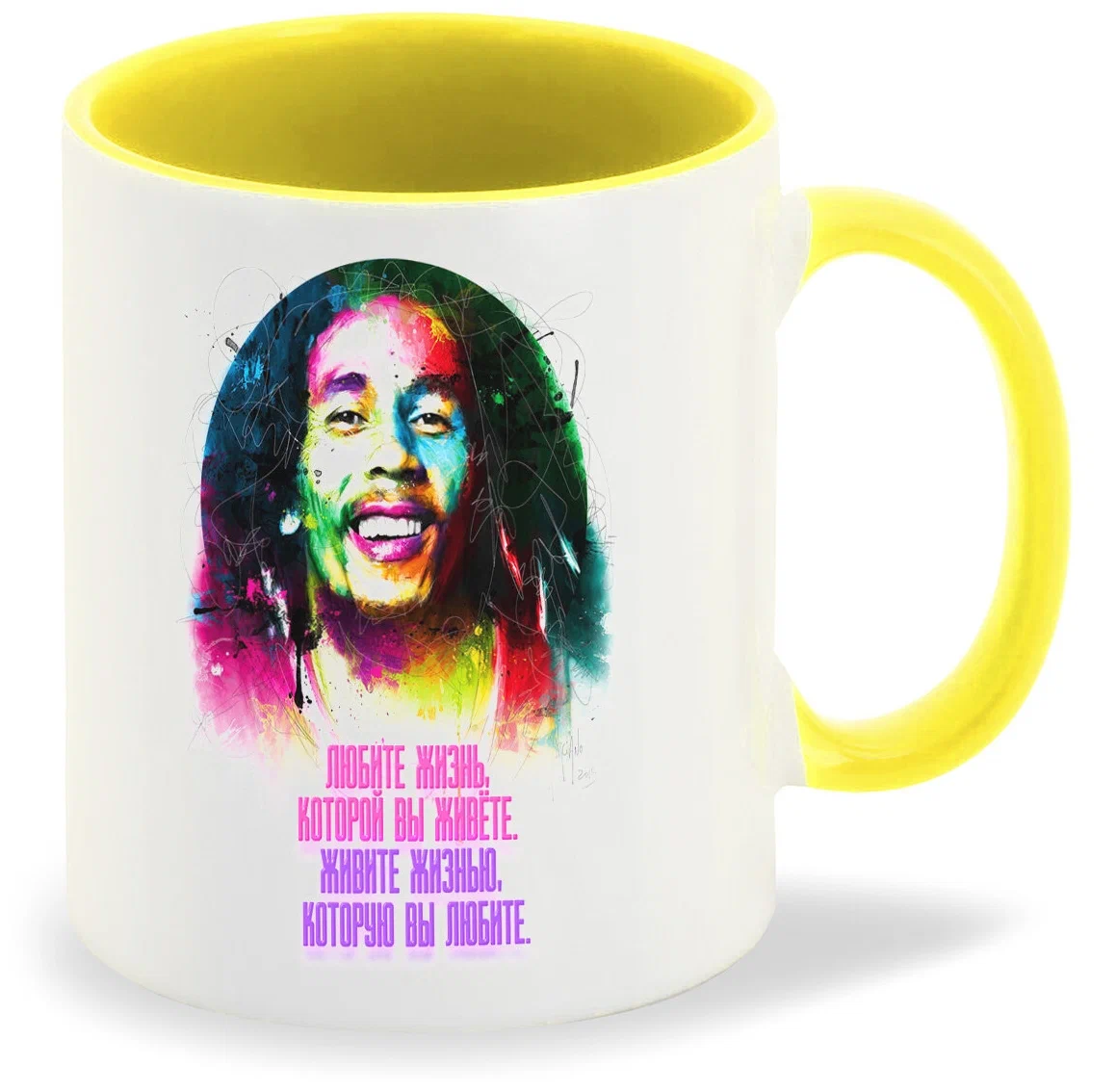 

Кружка CoolPodarok Легенда Bob Marley