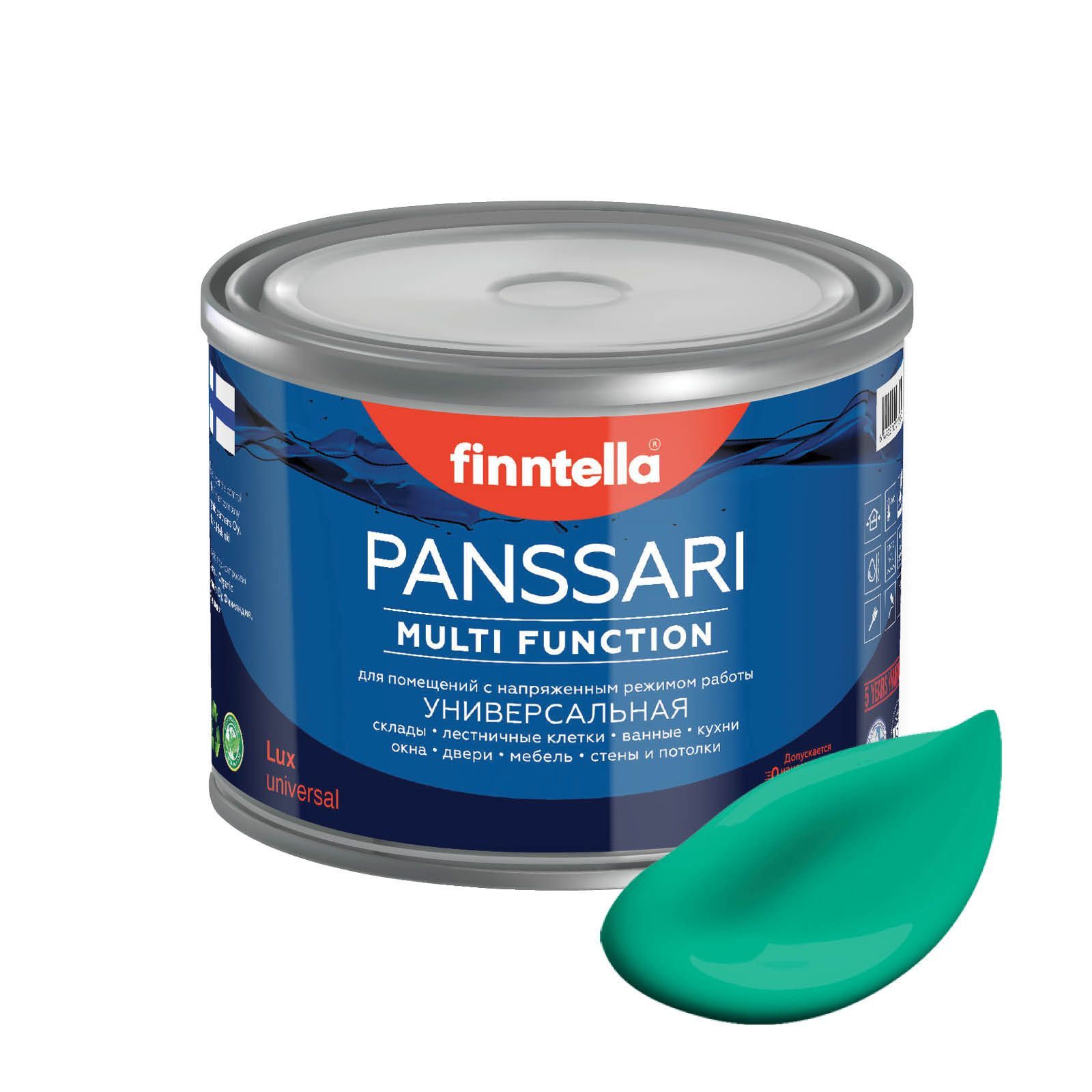 

Краска PANSSARI, SMARAGDI изумрудный, 0,45л, Зеленый, PANSSARI. Грунт-эмаль для всех типов поверхностей. Защитная. Эмаль универсальная. Быстросохнущая.