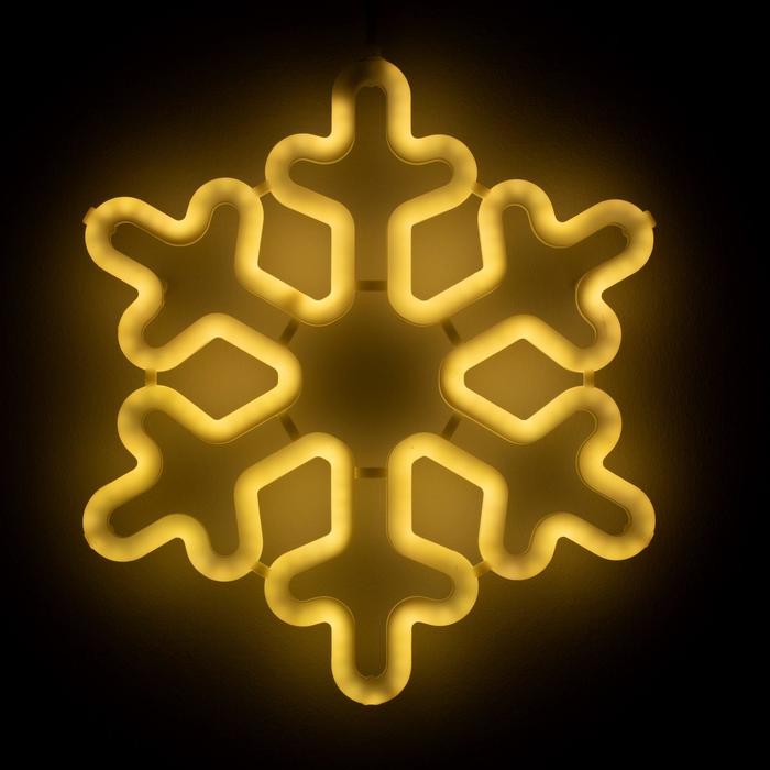 

Световая фигура Luazon lighting Снежинка Isnl-035 белый теплый, Снежинка