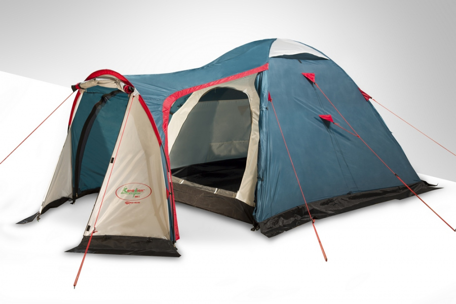 Палатка Canadian Camper Rino, треккинговая, 4 места, royal