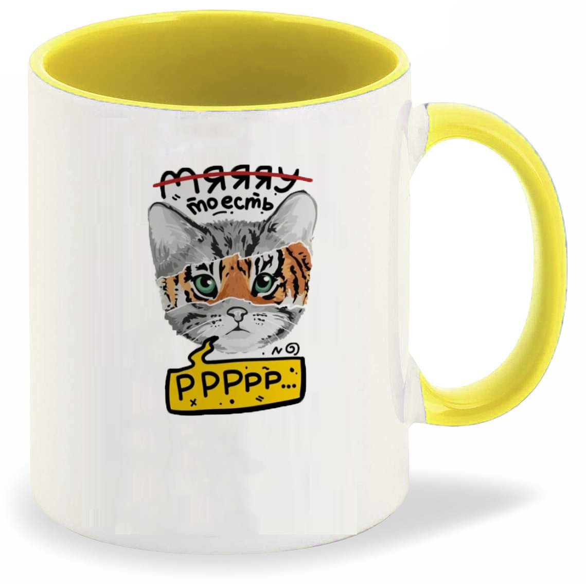 

Кружка CoolPodarok Мяяяу то есть рррр