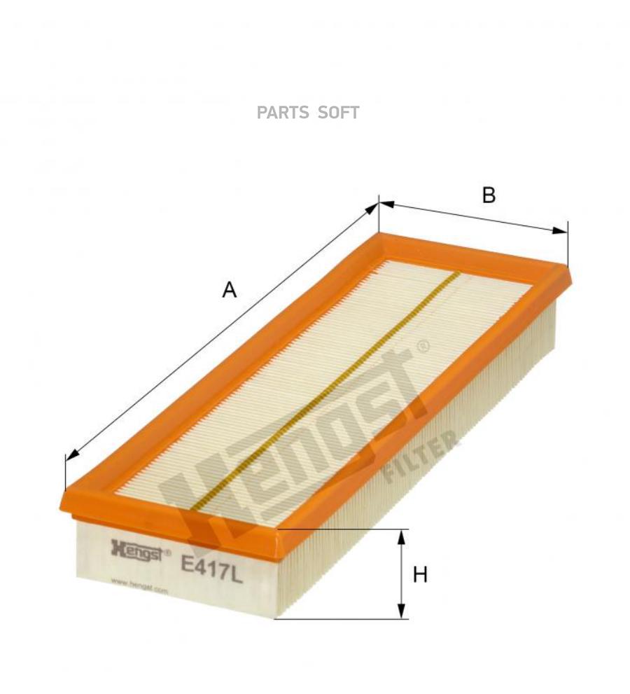 Воздушный фильтр Hengst e417l