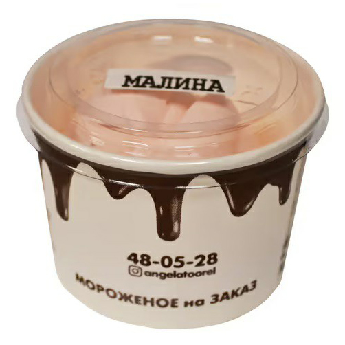 

Мороженое сливочное Angelato малина 8,8% БЗМЖ 0,12 кг