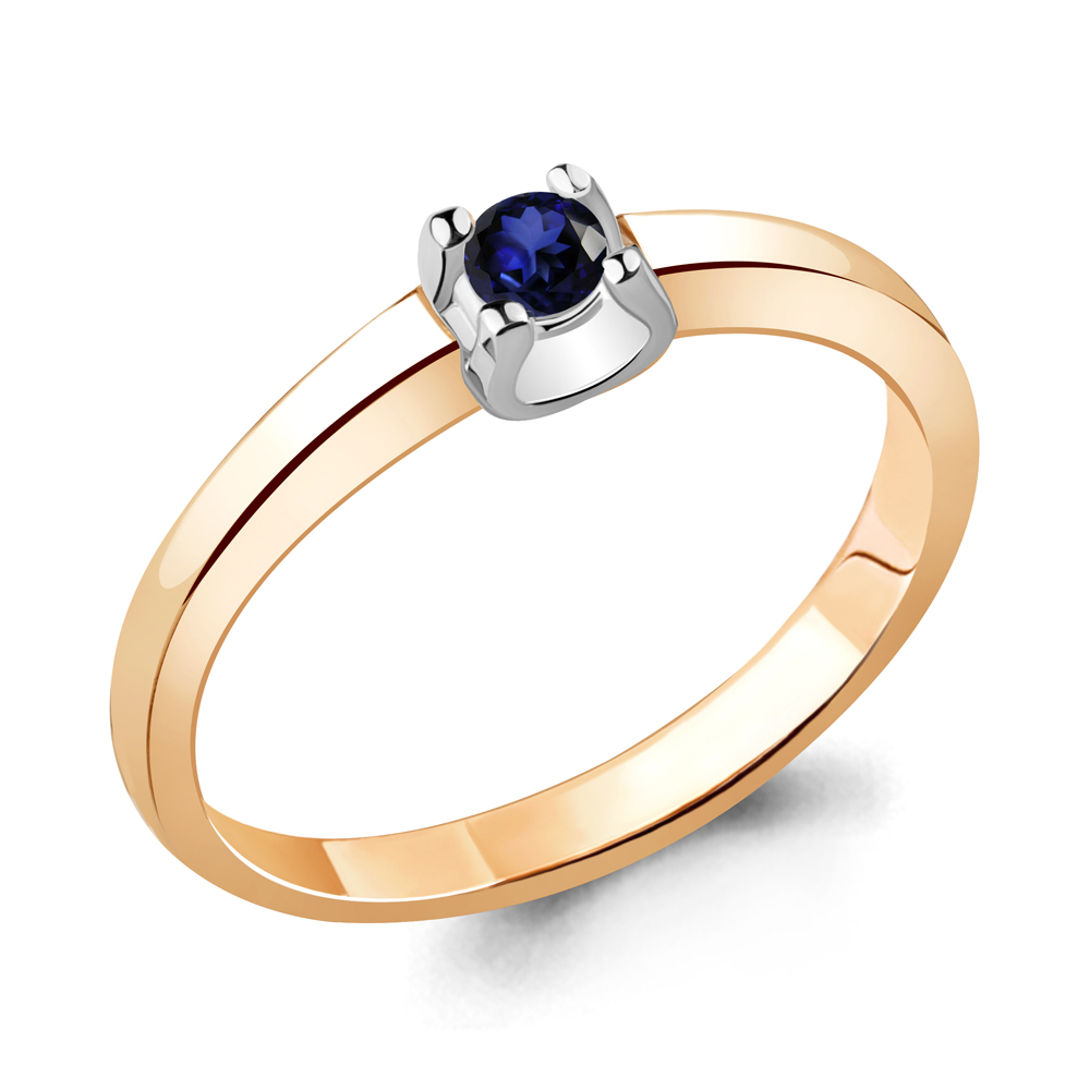 

Кольцо из красного золота с сапфиром Aquamarine Aquamarine 963872к_585_кз р, 963872к_585_кз