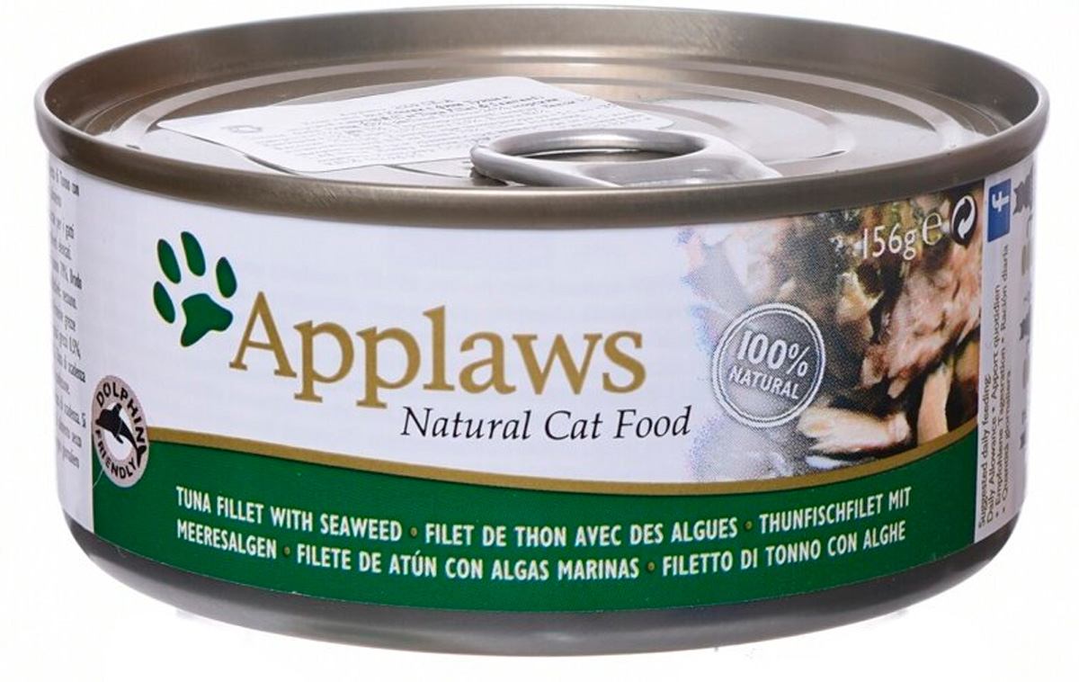 фото Консервы для кошек applaws natural cat food, тунец и морская капуста, 156г