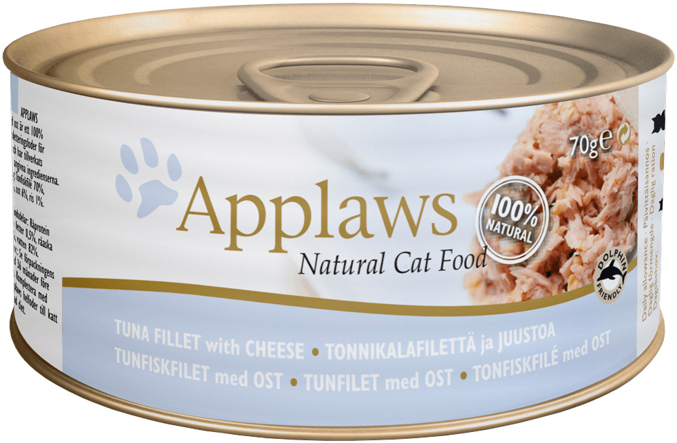

Консервы для кошек Applaws Natural cat food, тунец, сыр, 156г