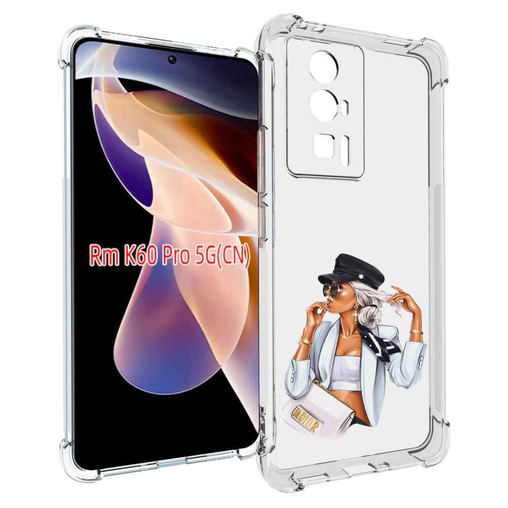 

Чехол MyPads девушка-в-белом-с-модной-сумочкой женский для Xiaomi Redmi K60 Pro, Прозрачный, Tocco