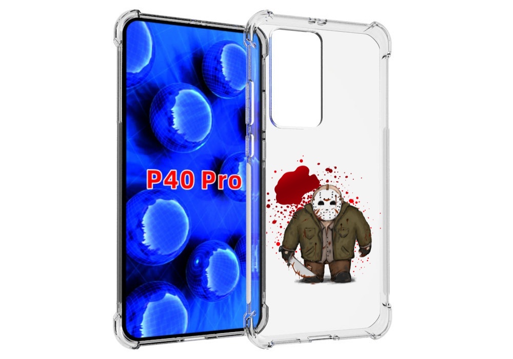 

Чехол MyPads джейсон для Huawei P40 Pro противоударный, Прозрачный, Tocco
