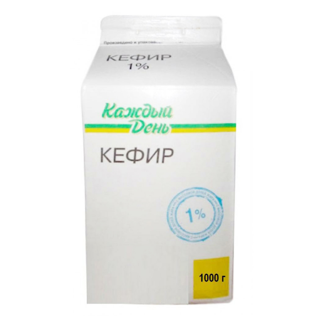 

Кефир Каждый день 1% 1 л