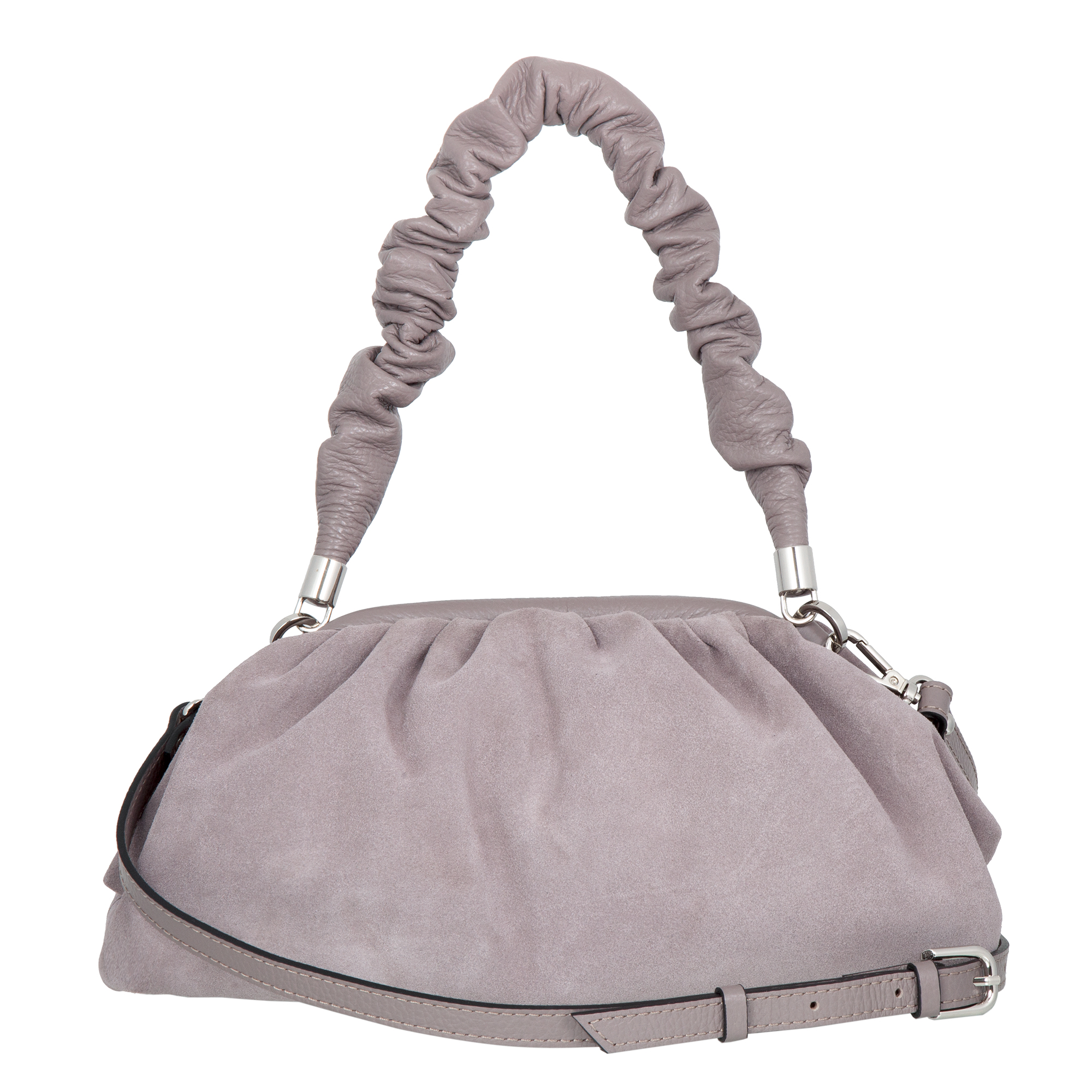 фото Сумка женская sergio belotti 60090 pink-grey velour na