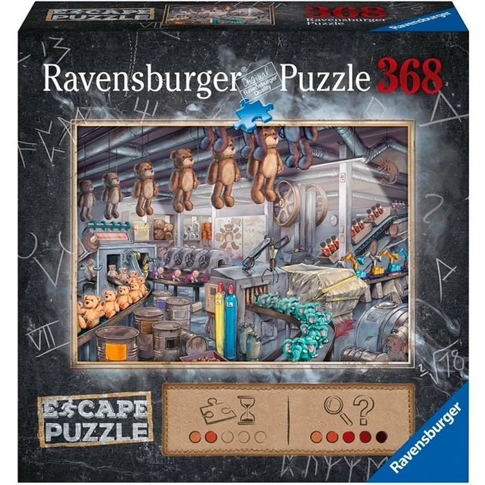 

Ravensburger 16531 Пазл-квест "Фабрика игрушек", 368 шт., 71254313