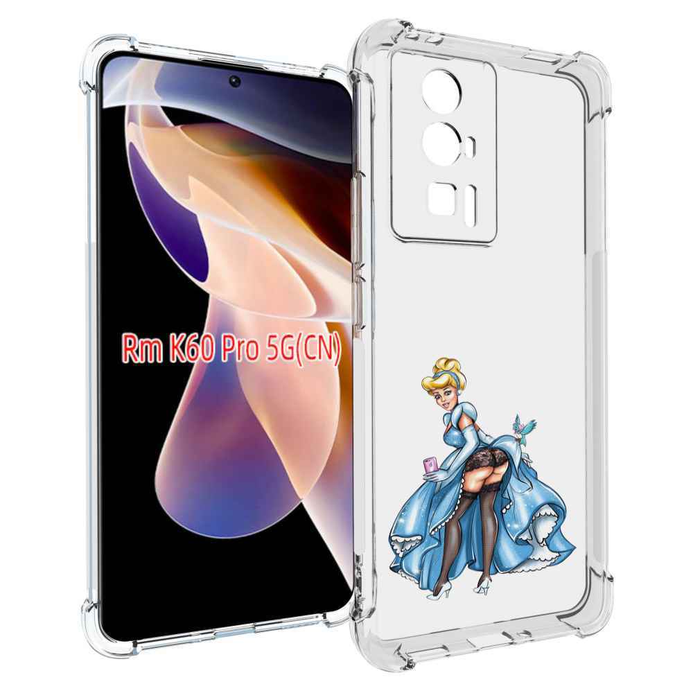 

Чехол MyPads девушка-в-платье-красивая женский для Xiaomi Redmi K60 Pro, Прозрачный, Tocco