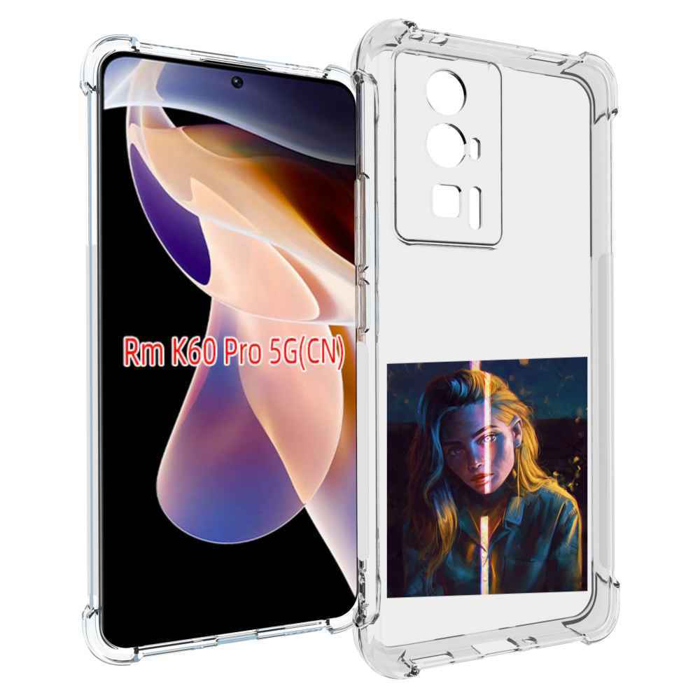 

Чехол MyPads девушка-в-тени для Xiaomi Redmi K60 Pro, Прозрачный, Tocco
