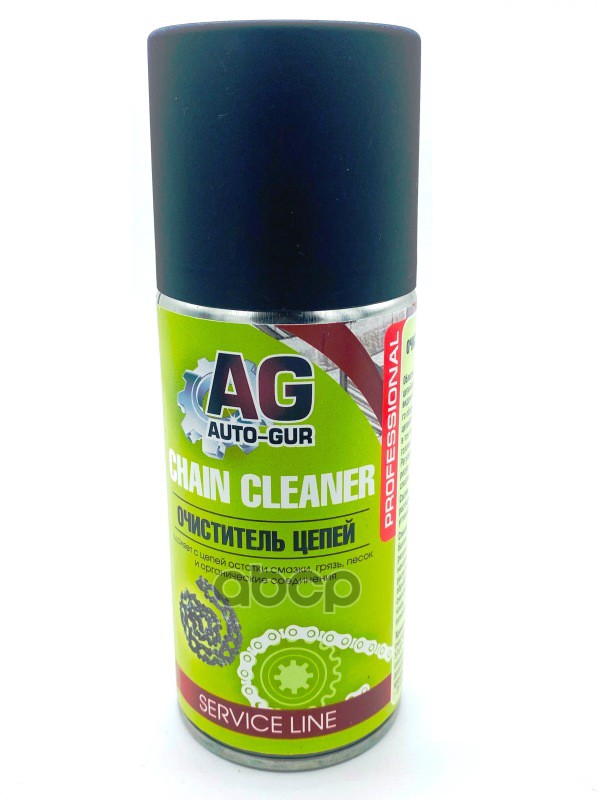 

Очиститель Цепей Professional 210 Mm (Аэрозоль) Auto-GUR арт. AG182404