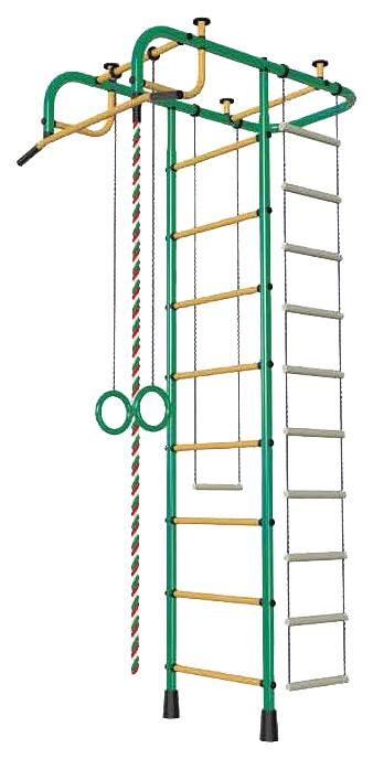 Комплекс домашний спортивный Пионер АМ зелено-желтый