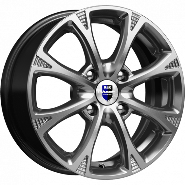 фото Колесный диск r15 кик блюз-оригrapid (кс606) 6.0/4х108х65.1/27 дарк платинум кик r72394 k&k