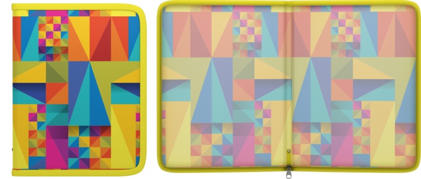 

Папка ErichKrause Arlecchino на молнии пластиковая A5+, Разноцветный, на молнии пластик