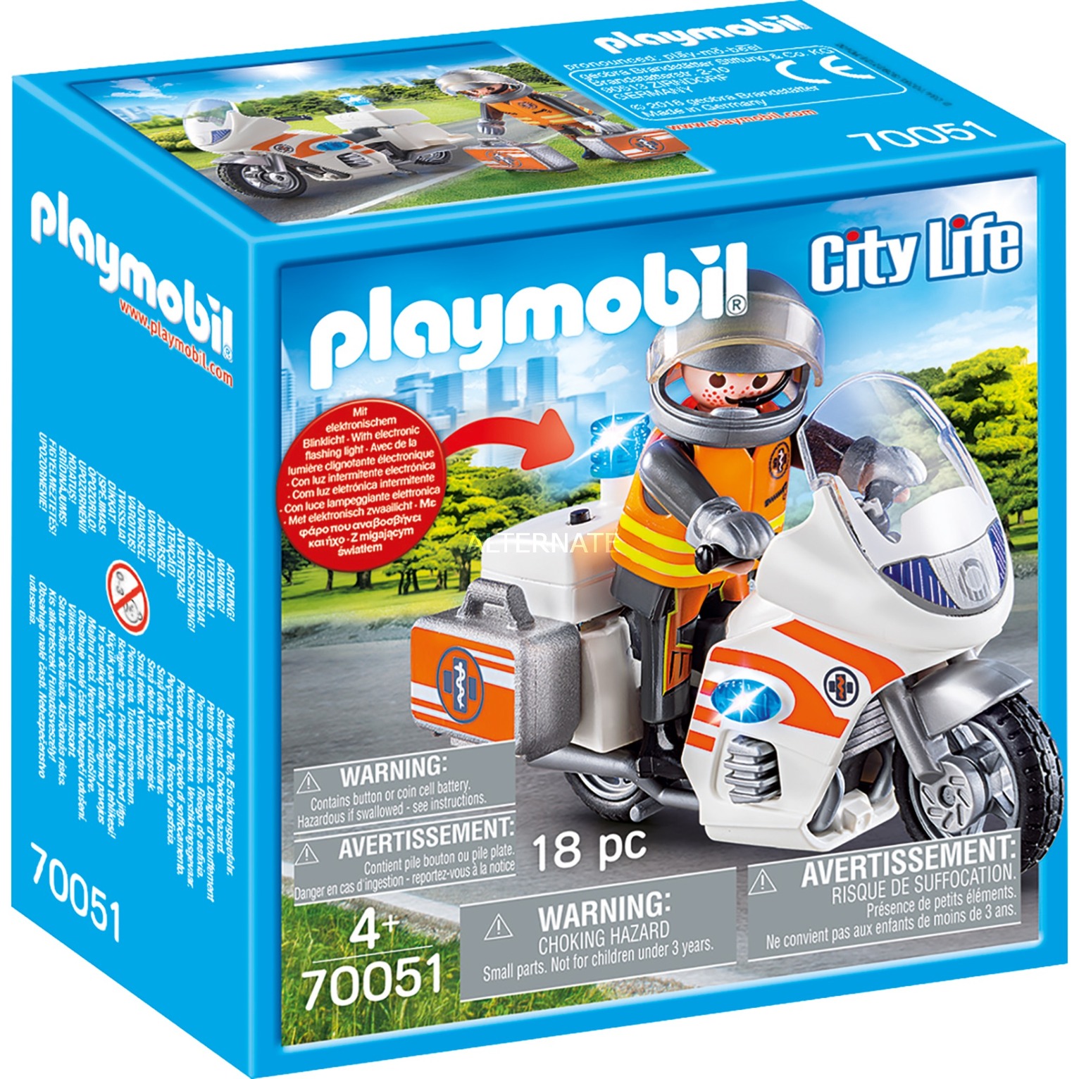 фото Конструктор playmobil мотоцикл 70051