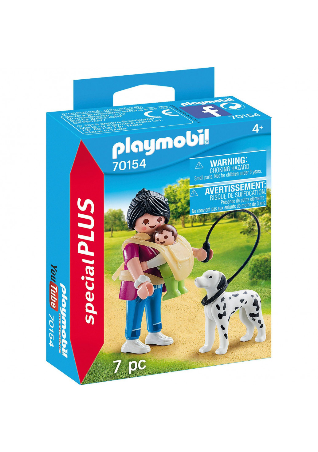 фото Конструктор playmobil мать с младенцем и собакой 70154