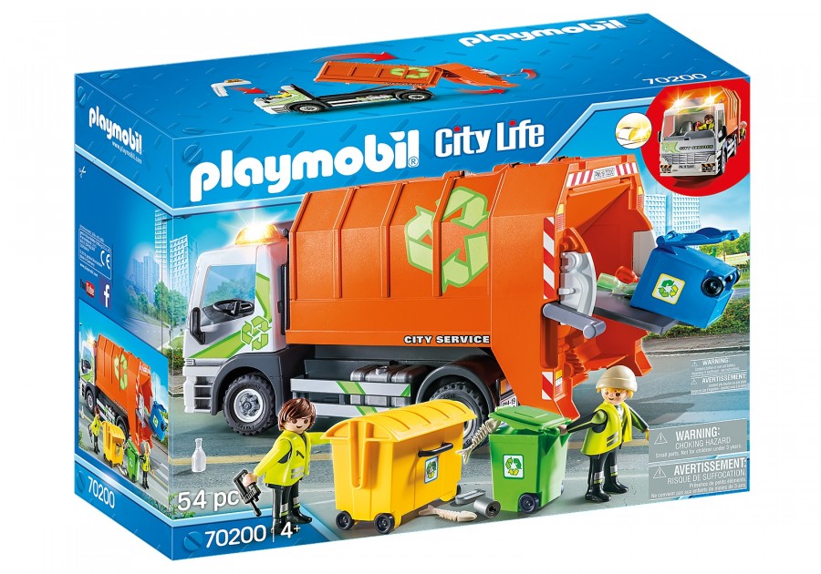 фото Конструктор playmobil мусоровоз 70200