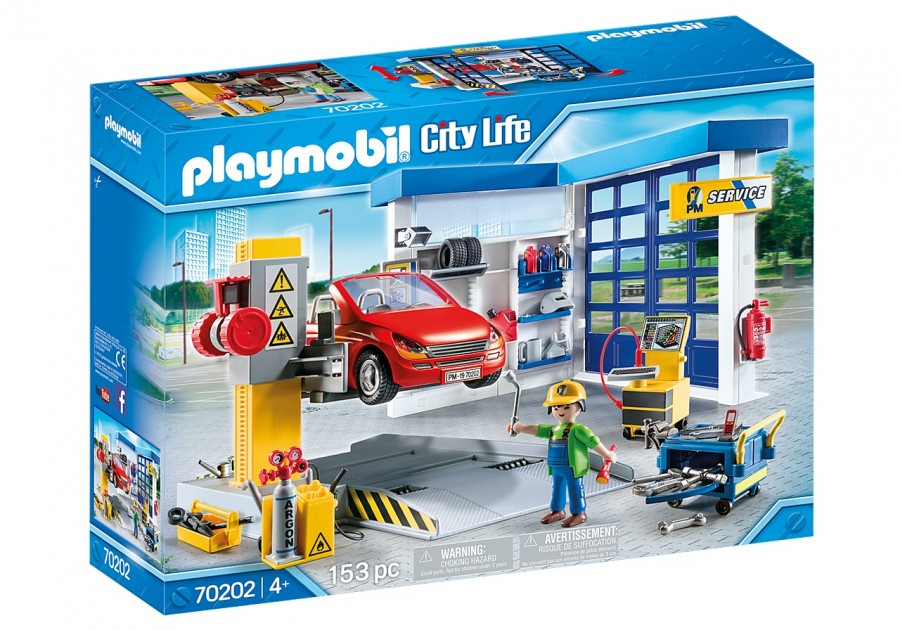 

Конструктор Playmobil Автомастерская 70202, Город