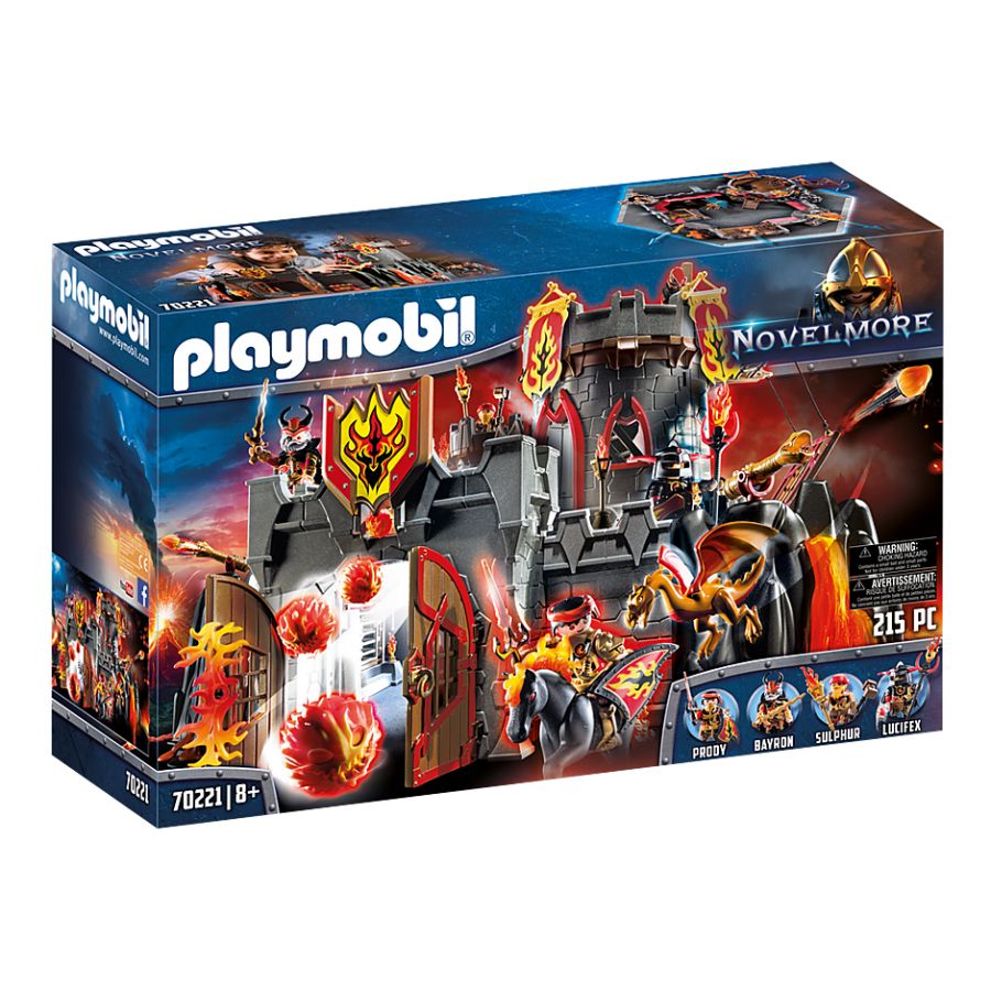 

Конструктор Playmobil Крепость налетчиков Бернэма 70221, Рыцари