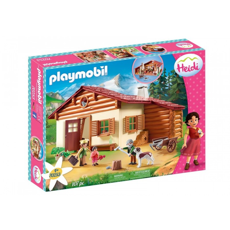 фото Конструктор playmobil хайди в альпийской хижине 70253